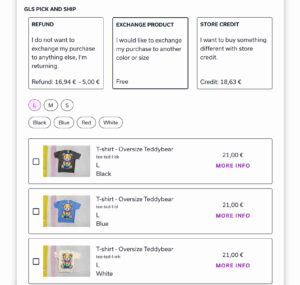 OGOship exchange feature